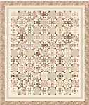 Yardley House Star Snowbal 70 x 82 Quilt Kit Marcus Fabrics